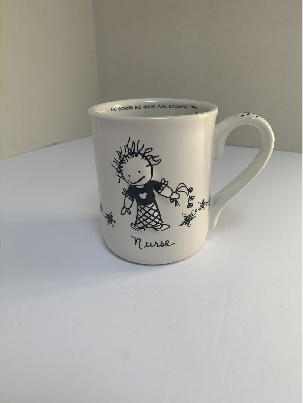 Nurse Coffee Mug 16 oz Enesco White and Black